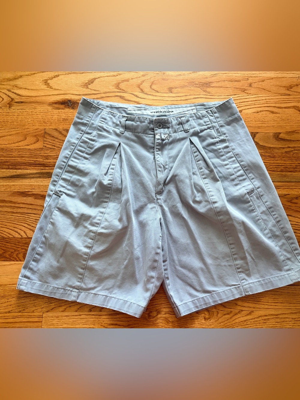 Vintage Marithe Francois Girbaud Gray Pleat Shorts